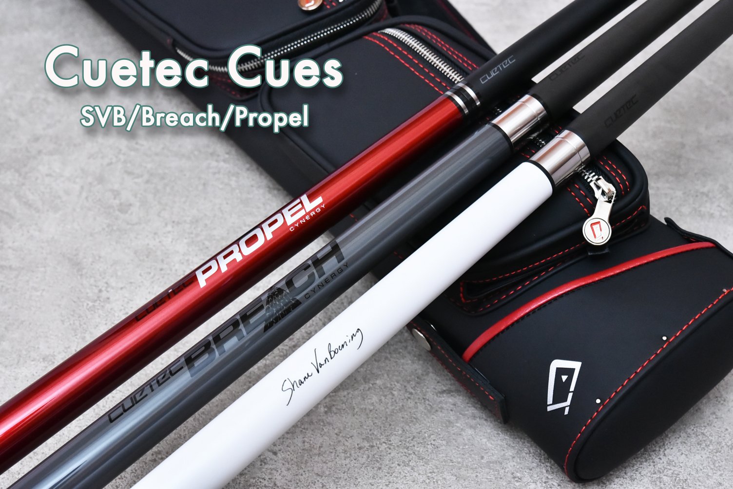 ビリヤード Cuetec Propel BD〉『Cuetec』（キューテック）シナジーシャフト搭載キュー（プレー