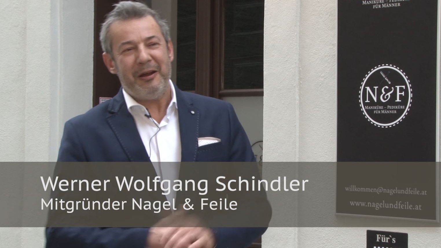 Nagel & Feile: Cooler Ort für gepflegte Männer in Wien. Website, Film und PR von MEDIACLUB