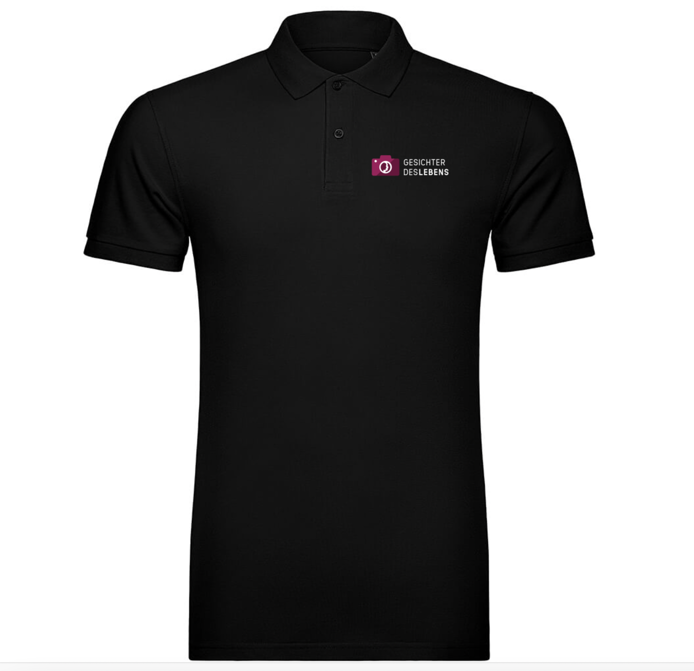 Gesichter des Lebens Herren Bio Poloshirt 