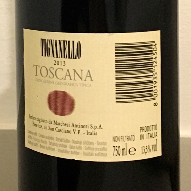 Antinori Tignanello 2013 | Malborghetto e-shop