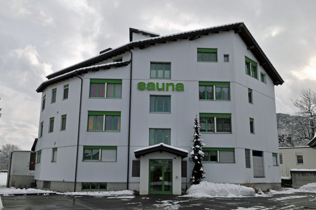 Saunapark kann man ja nicht übersehen