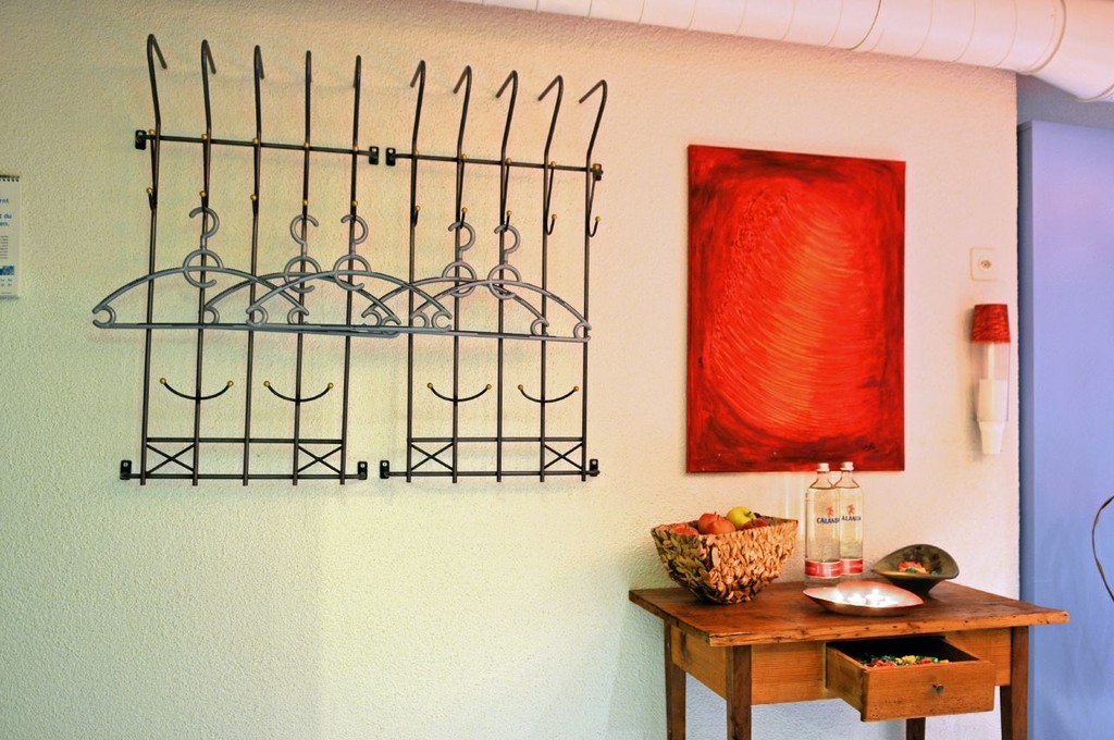 Garderobe für Mäntel