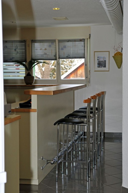 Empfang und gemütliche Bar für gesunde Drinks