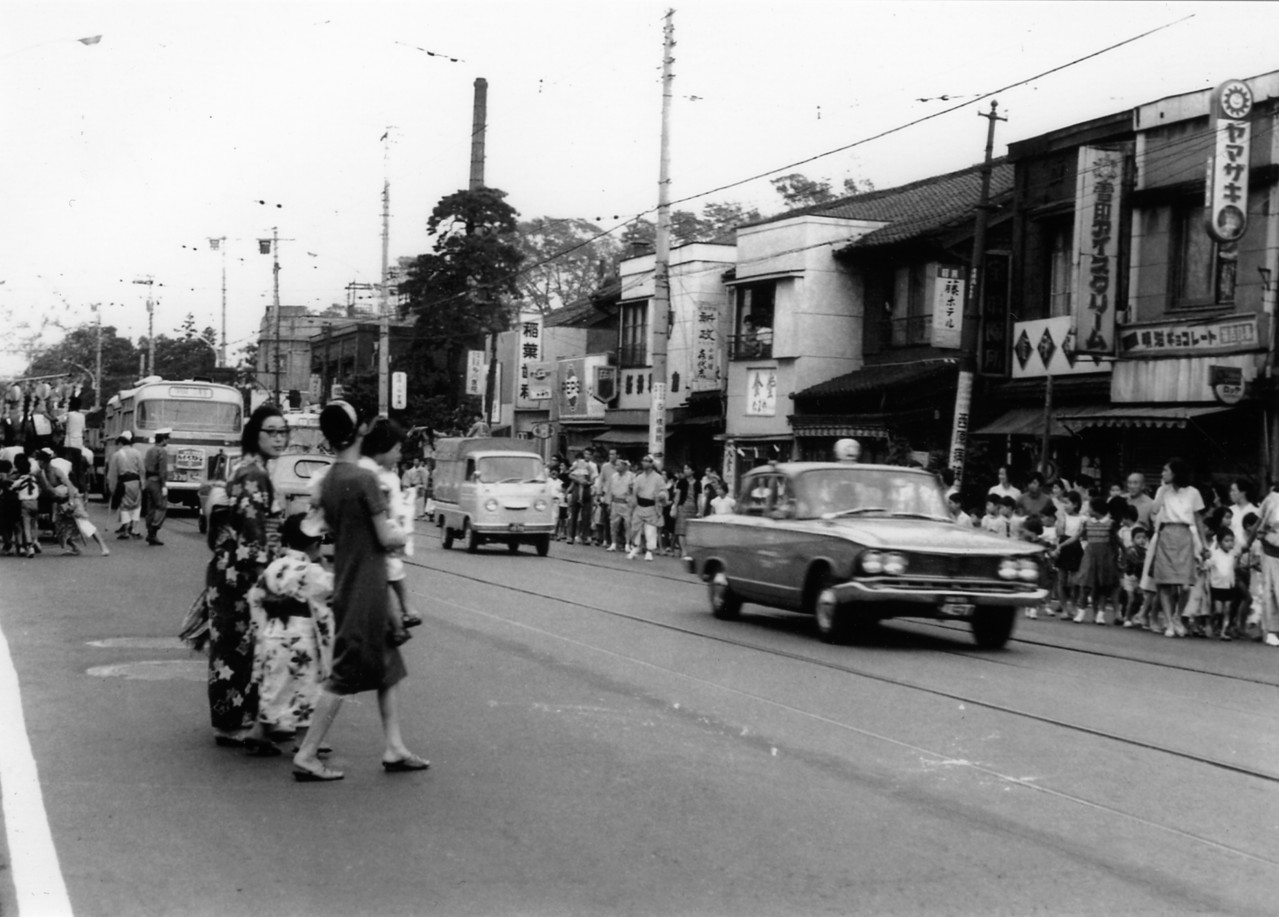１９６７年　白金台二丁目町会、日吉坂町会の祭礼山車