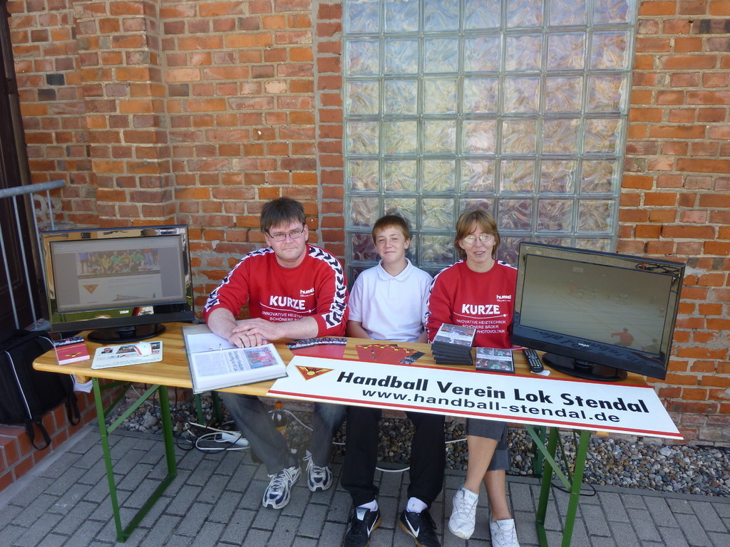 Beim 1. Stendaler Sport-und Vereinstag am 21.08.2010 war der HV Lok Stendal mit einem Info-Stand präsent.
