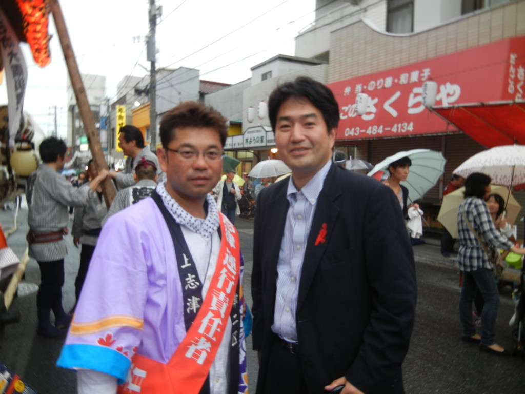 佐倉の秋祭り　上志津運行責任者として