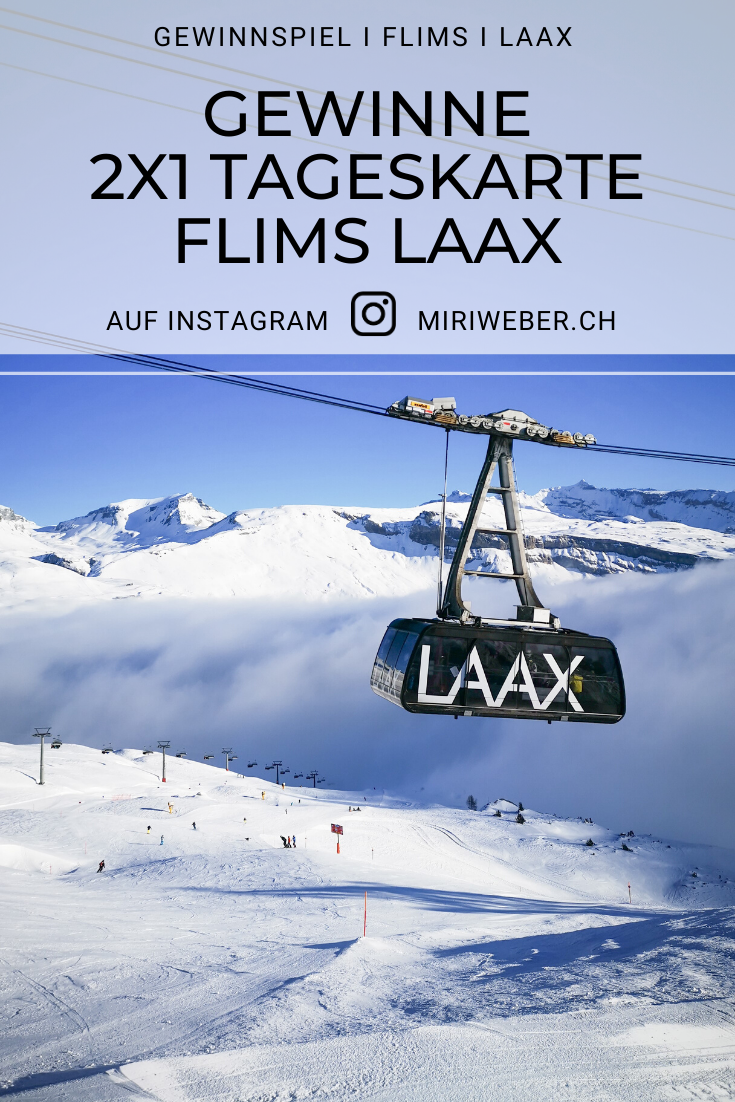 Verlosung, Gewinnspiel, Tageskarte, Flims, Laax, Falera, Seilbahn, Skitickets, Laax Inside App, Laax Insider Tipps, Travel Bloggerin, Schweiz, Schweizer Blog, Travel Tipps, Winterferien