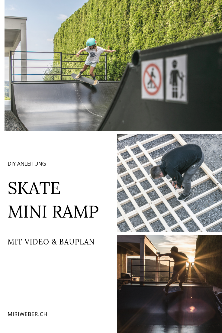 Skate, Mini Ramp, Half Pipe, DIY, Bauplan, selber bauen, Outdoor Ramp, Skateboard, selber machen, Back Yard, Micro Ramp, DIY Blog Schweiz, Familienblog Schweiz, Mama Blog, Schweizer DIY Blog, Bau Blog, Skateboarding