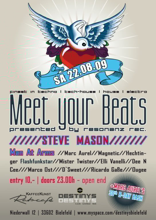 UPDATE-Anzeige Flyer "Meet your beats" Vol.2