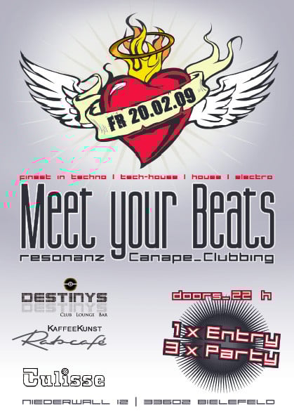 Flyer "Meet your beats" Vol.1
