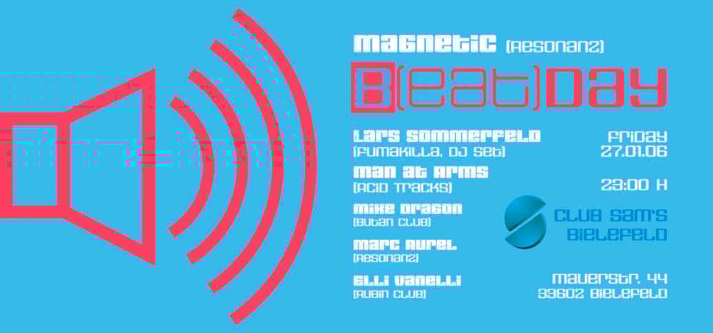 Flyer "Magnetic B(eat)Day"