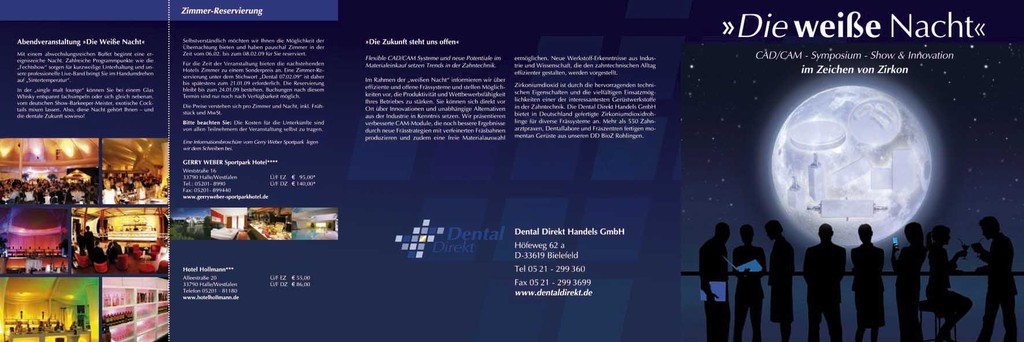 Einladung Dental Direkt "weiße Nacht"