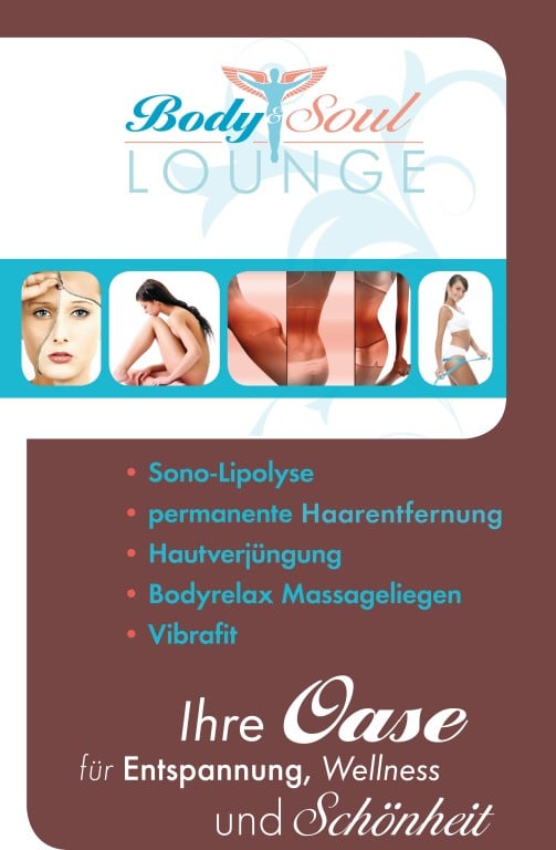 Studiobanner – Body & Soul LOUNGE, Bielefeld