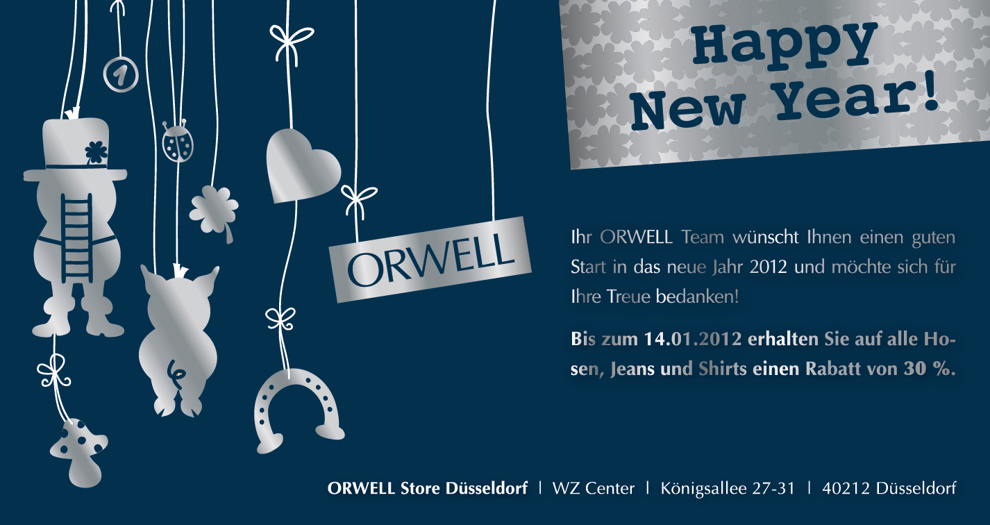 ORWELL – Silvestermailing
