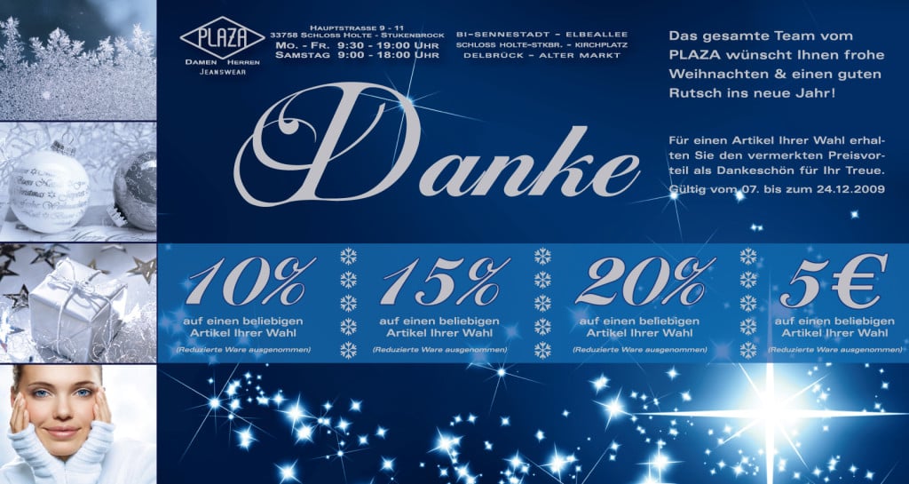 Direct Mailing X-Mas – PLAZA