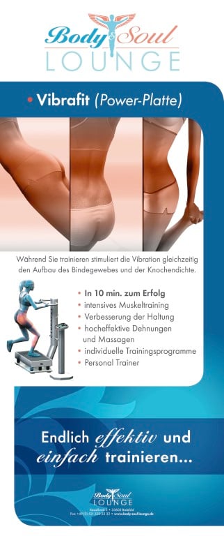 Messebanner – Body & Soul LOUNGE, Bielefeld