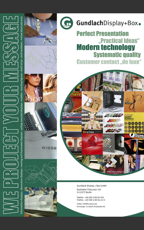 Messeplakat Gundlach Display+Box