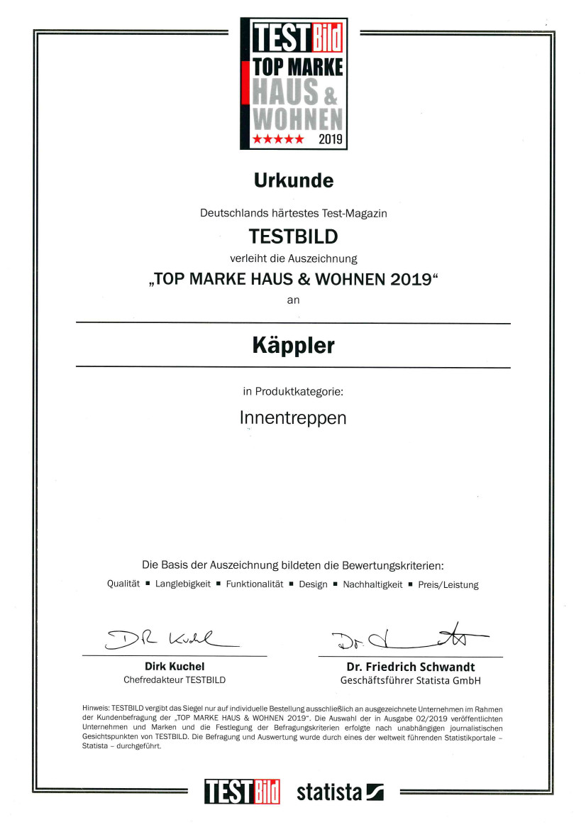 Urkunde von TESTBild