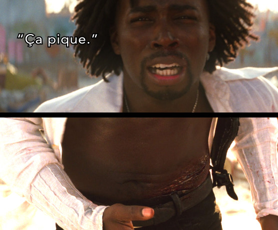 Là, on a une très nette déchirure de l'aorte descendante qui va, à coup sûr, entrainer la mort.