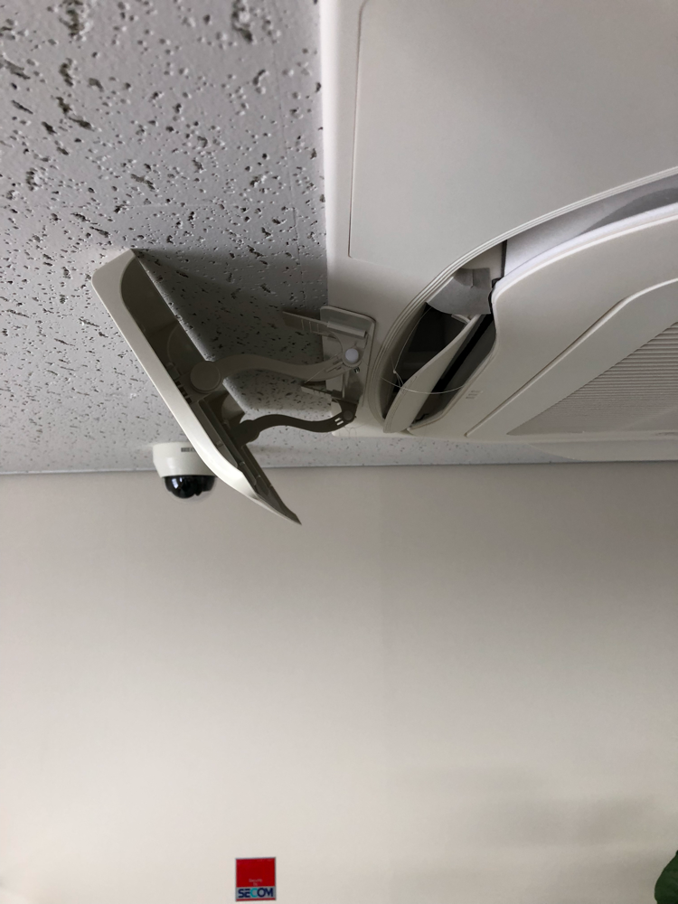 空調の風が直接当たらないよう配慮