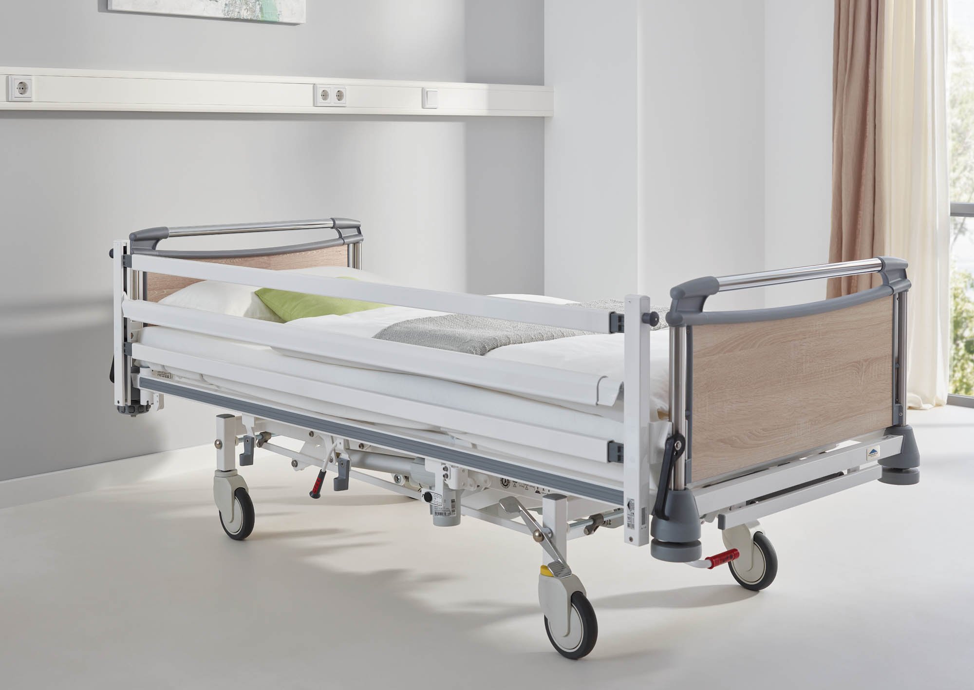 Die durchgehende Seitensicherung mit 3 Holmen lässt sich mühelos nachträglich anmontieren.