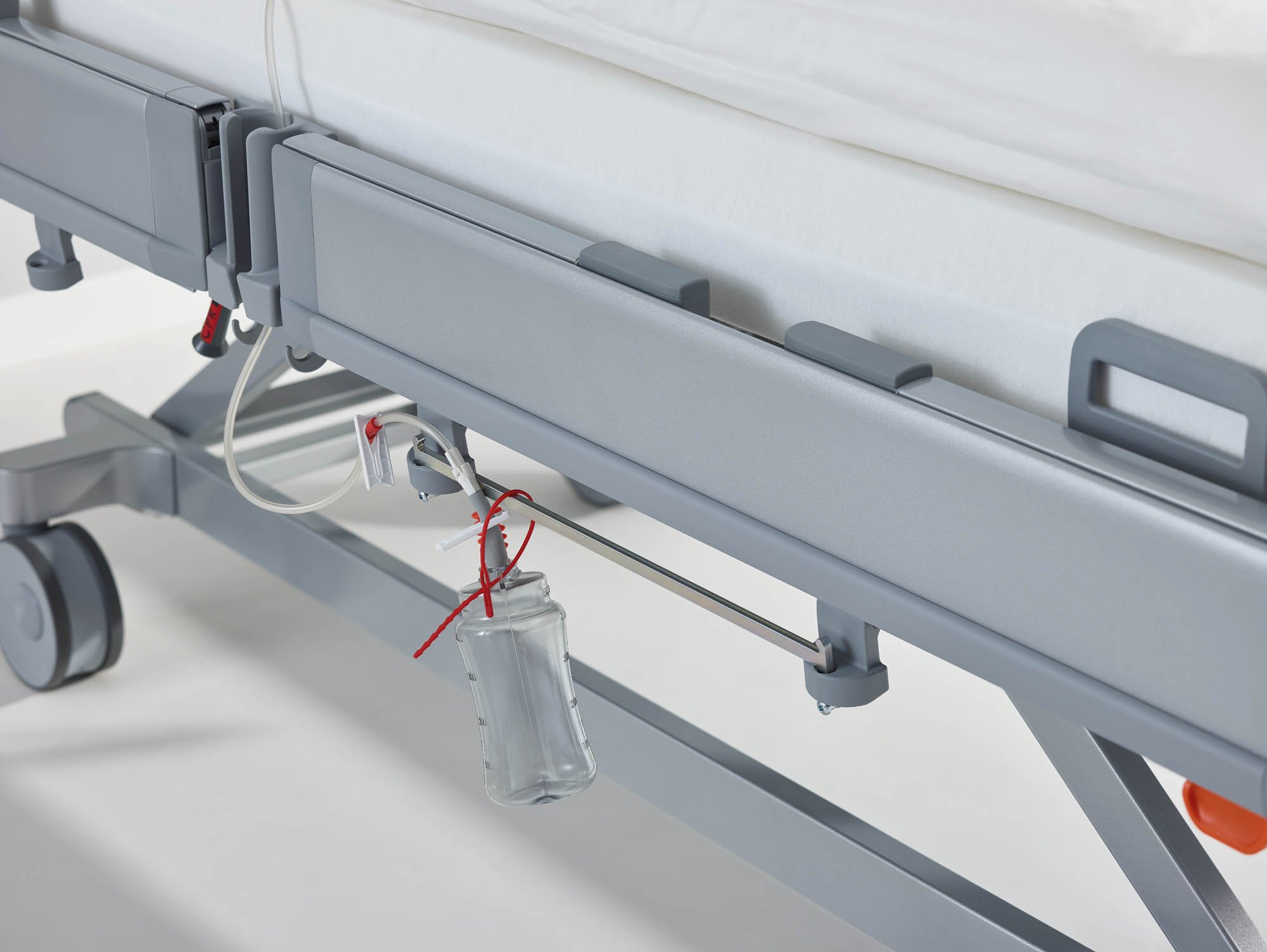 Die Universalschiene bietet viel Platz für Zubehör.