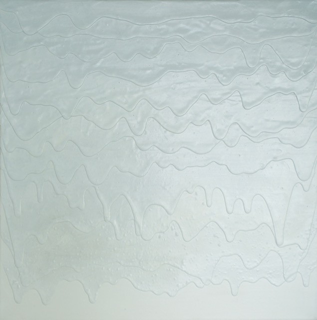 Wellen weiss in weiss