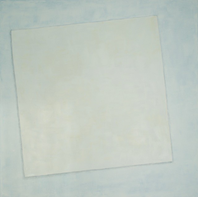 weisses Quadrat aus weissem Grund