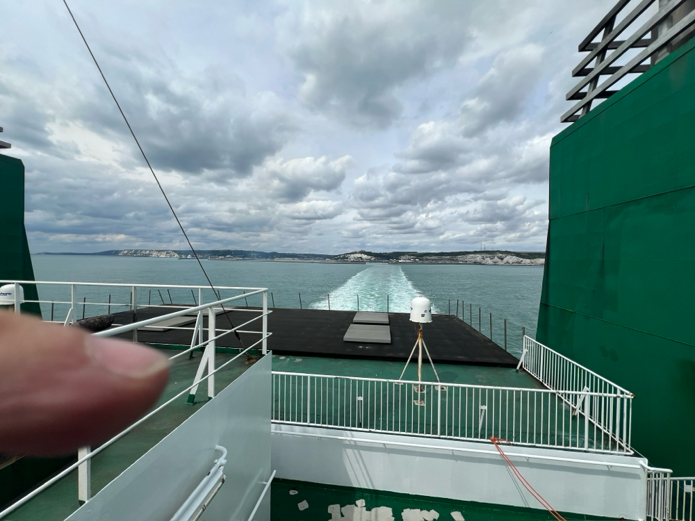 Unterwegs… ups mein Finger ist such noch dabei…