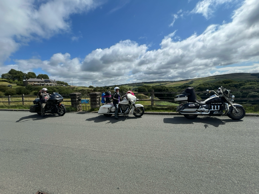 Derbyshire auf dem Staudamm…