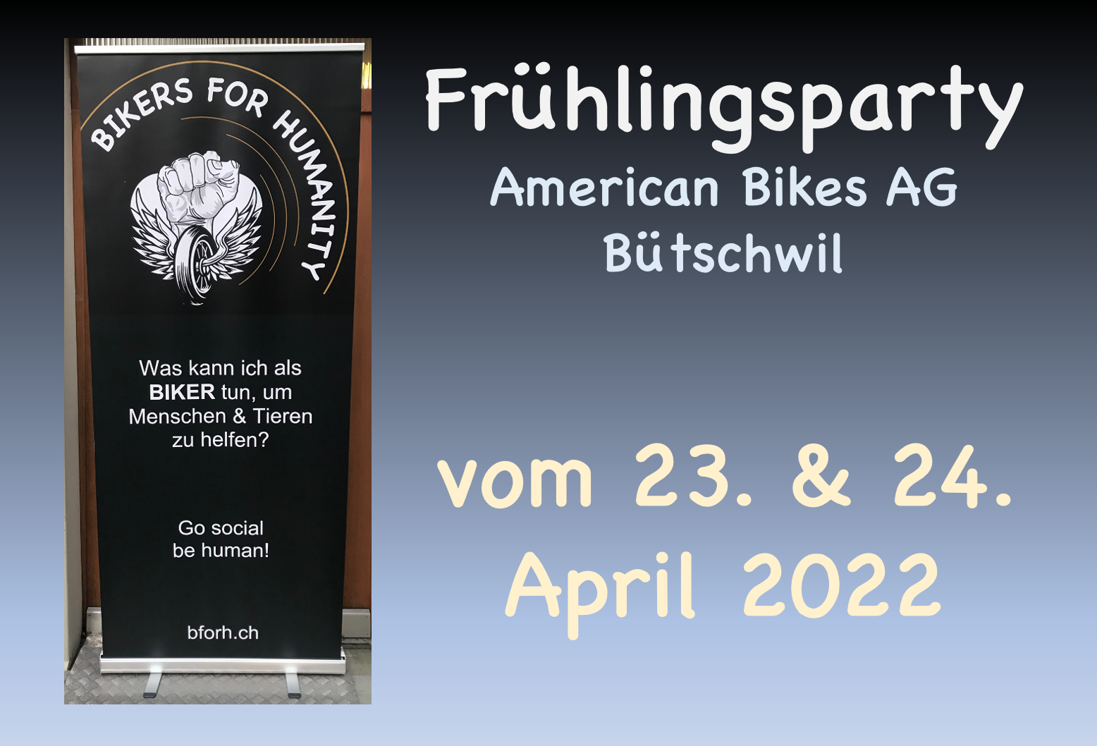 BFORH mit eigenem Stand an der Amercian Bikes AG Bütschwil