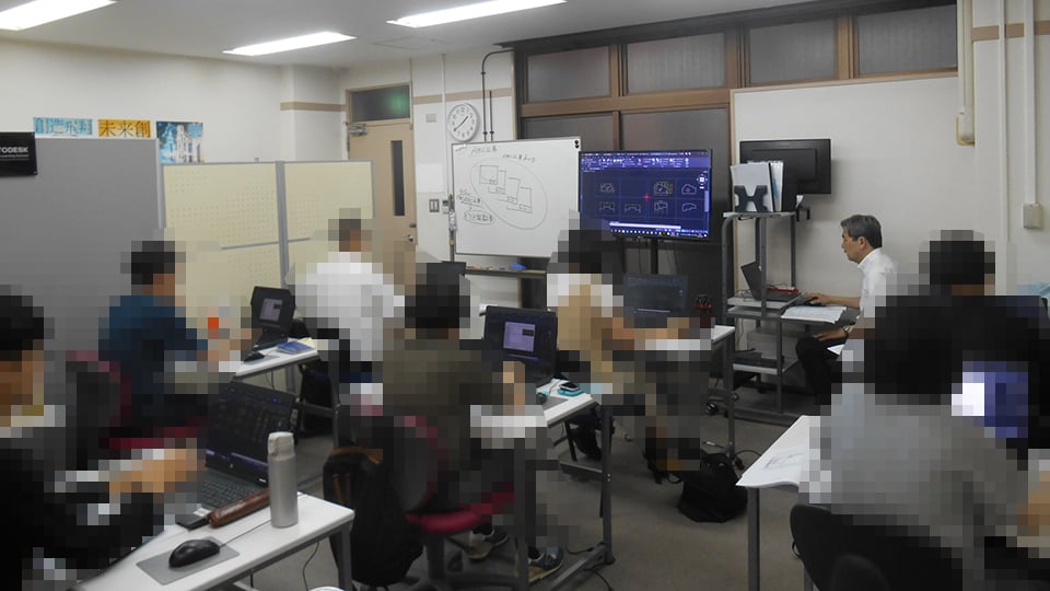 【AutoCAD】大阪府 京都府　住宅メーカー様【グループ講座】講習実施事例