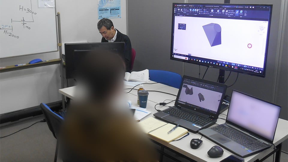 【AutoCAD】和歌山県　製造メーカー様【個別講座】　講習実施事例