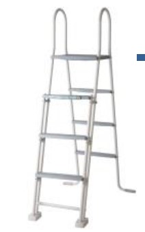 escalera piscina elevada