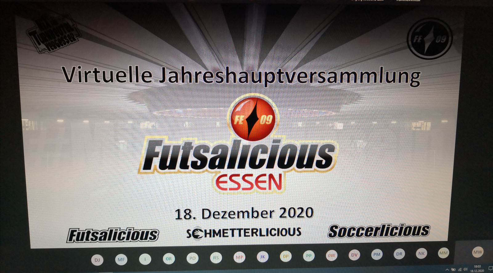 virtuelle Jahreshauptversammlung 2020