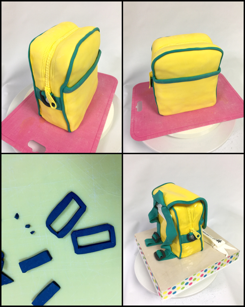 #幼稚園バック #お祝いケーキ #作る #途中 #パーツ #楽しい #形 #スイーツ #Kindergarten #kindergartenbag #sculptedcake #handmade  #fondantwork #fondantcake #pateasucre #sekerhamuru #pastadizucchero #🇯🇵#Japan #japanmade