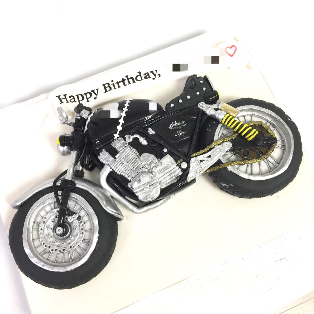 ホンダ クラブマンGB250 バイクケーキ🍰 #バイク #バイクケーキ #ホンダ #クラブマン #gb250 #honda #motorbike #clubman #motorbikecake #bike #cake #gateau #torta #pateasucre #fondantcake #japanesemade #🇯🇵