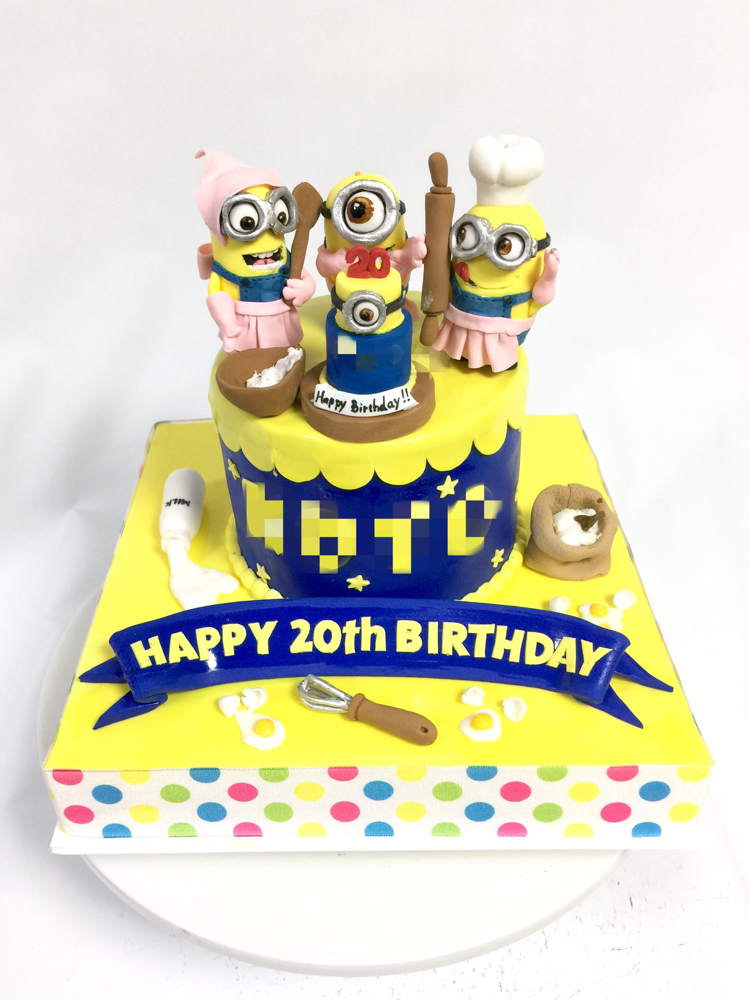 ミニオンが誕生日ケーキを作ったよ❤️ #ミニオン #ミニオンケーキ #ミニオンクッキング #ケーキ作り #誕生日ケーキ #ケーキデコ #キャラクターケーキ #minions #minion #minioncake #cake #cakemaking #decorationcake #character #gateau #torta #ケーキ #fondantfigure #sugarfigure #sugarcreation #🇯🇵 #madeinjapan