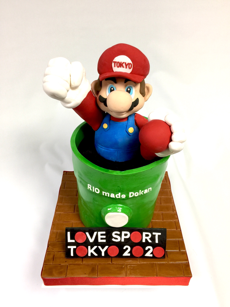 #マリオ #東京 #オリンピック #2020 #土管 #スポーツ #開催が楽しみ #スーパーマリオ #ケーキ #マリオケーキ #全長約50センチ #🇯🇵 #🎂#🗾 #tokyo #riomadedokan #mario #mariocake #sport #japan #Japanesecharacter #cake #fondantcake