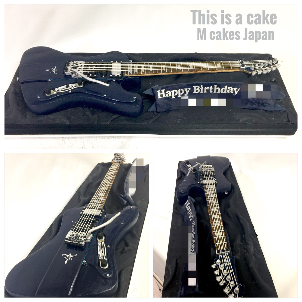 カスタムギター ケーキ🍰ESP LC-H LTD  #ギター #ギターケーキ #誕生日ケーキ #ギターリスト#アーティスト#ミュージック #サウンド #音楽 #バンド #guitarcake #artist #customguitars #esp #espltd #espguitars #guitarist #sound #music #guitar #electricguitar #cake #gateau #torte #🇯🇵 #handmadecake
