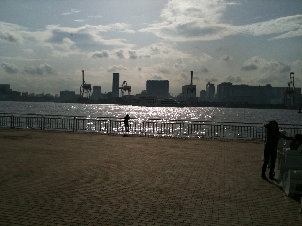 お台場の夕暮れ