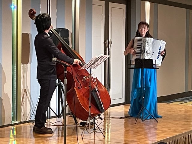 アコーディオニストの吉岡Reeリサさん、素晴らしい演奏でした。