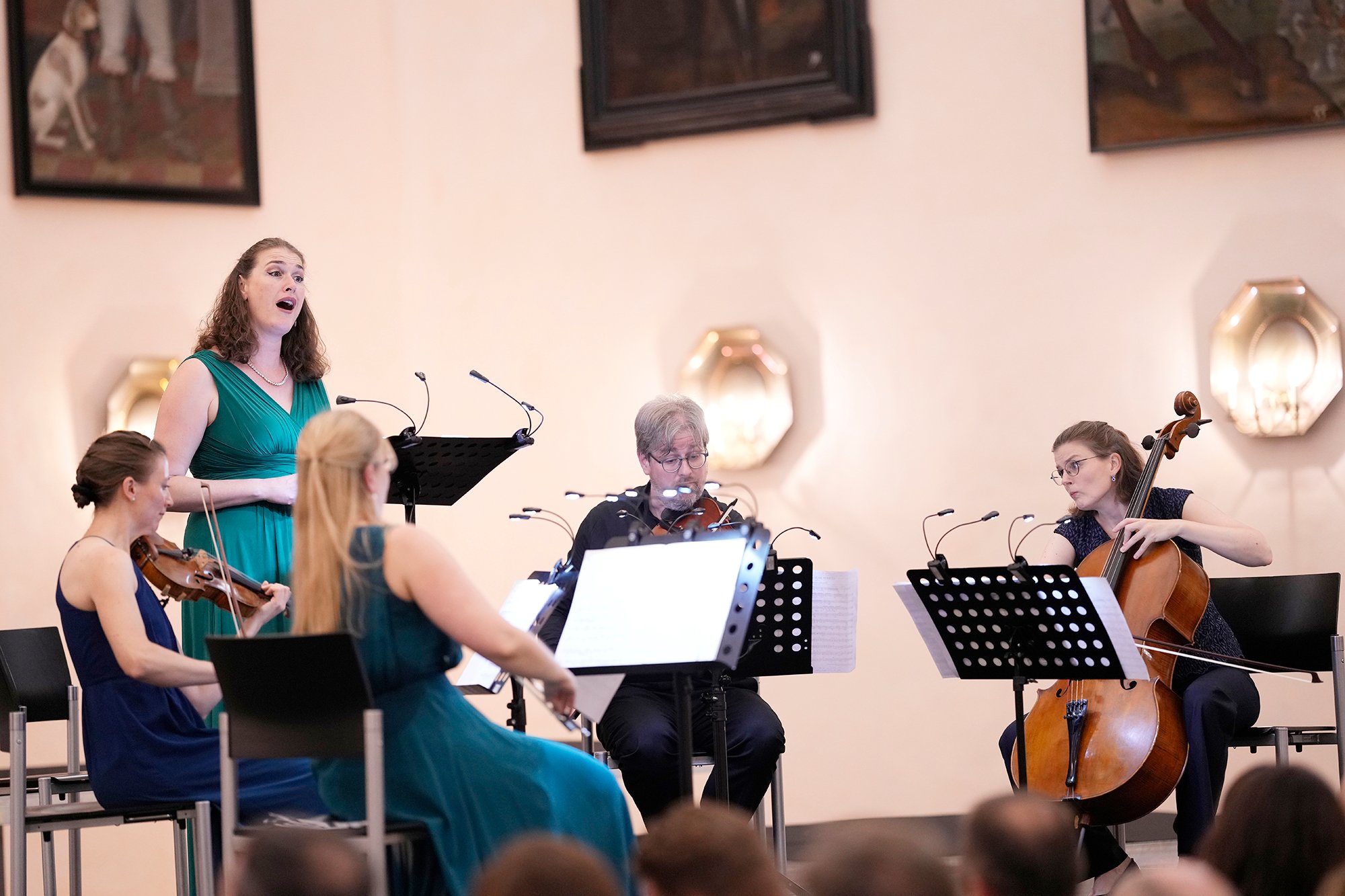 Erica Eloff und Atalante Quartett © Reinhard Winkler