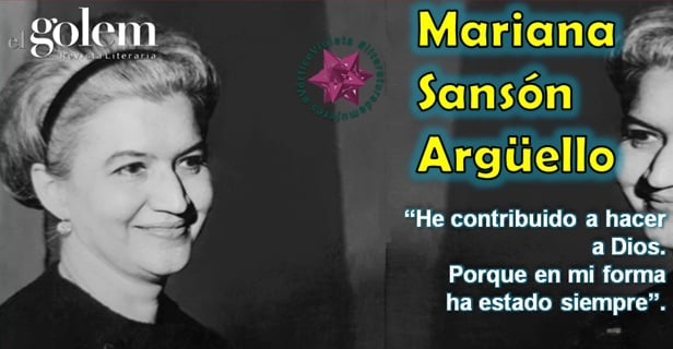 Poesía de Mariana Sansón Argüello