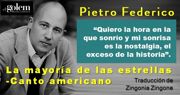 Poemas, poesía. Pietro Federico.