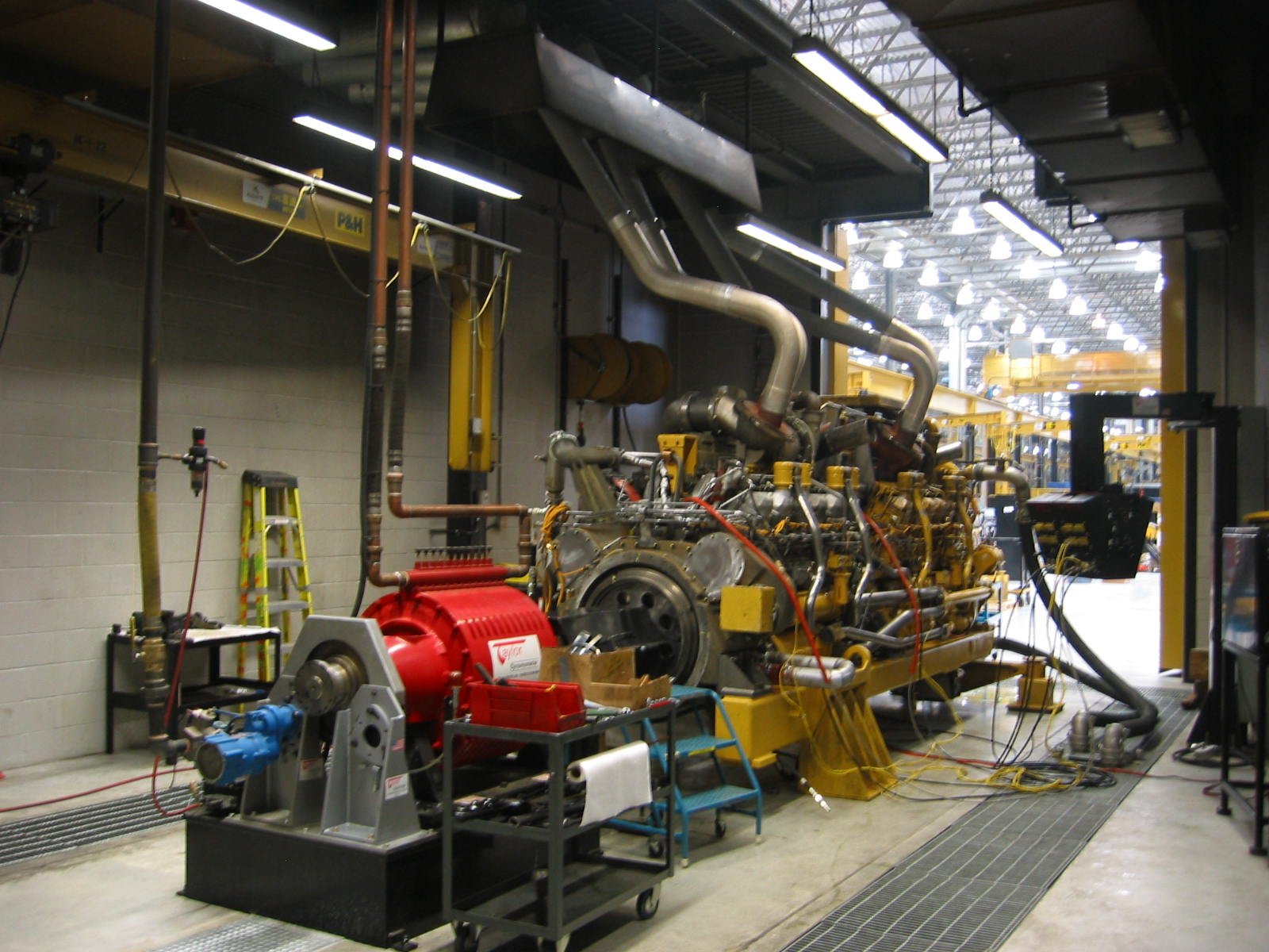 Engine Test Cell With High Noise Levels