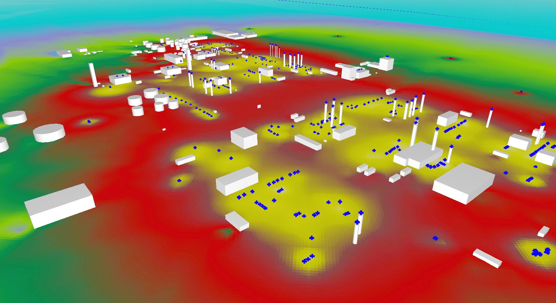 Noise Model of Large Industrial Facility