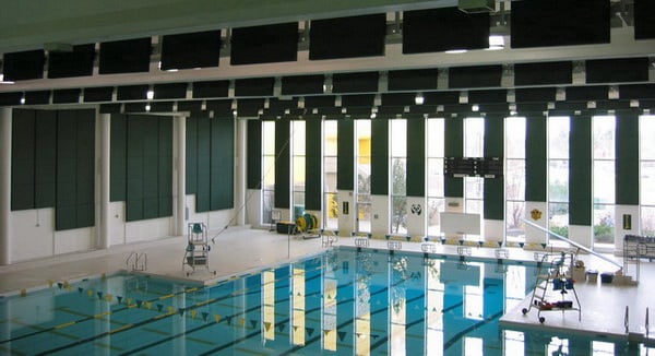 Reverberation Control in Swimming Pool