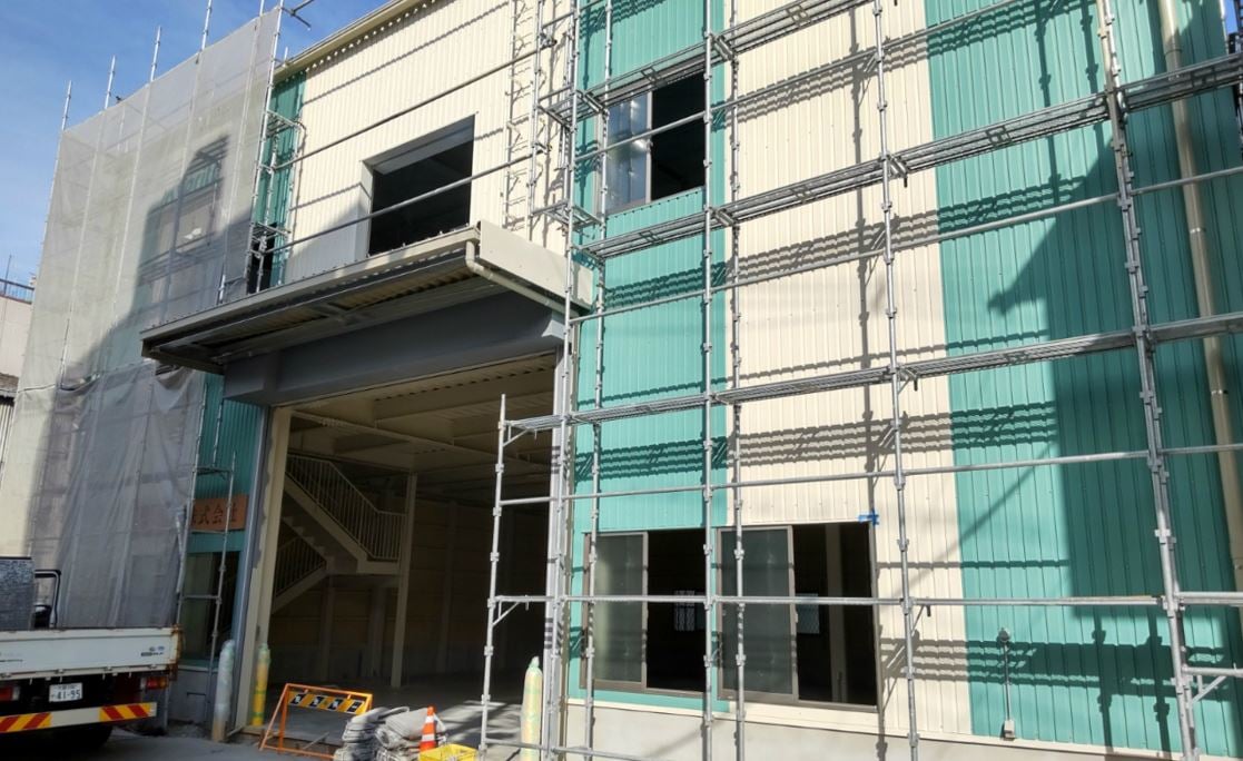 倉庫新築工事ー仕上編