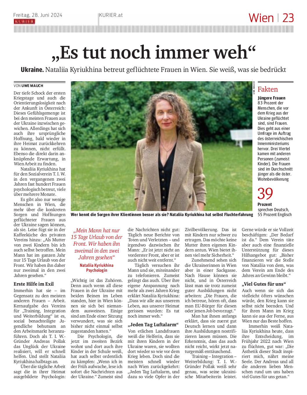 Wichtig ist das Zuhören.